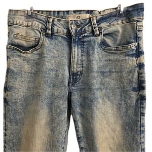 Refinery Republic Design Lab Mens Blue Jeans Grunge Acid Wash 30x30 EXCELLENT‎